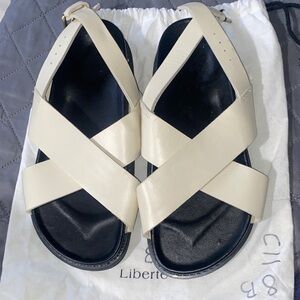 Liberte Women's Cream Sandals